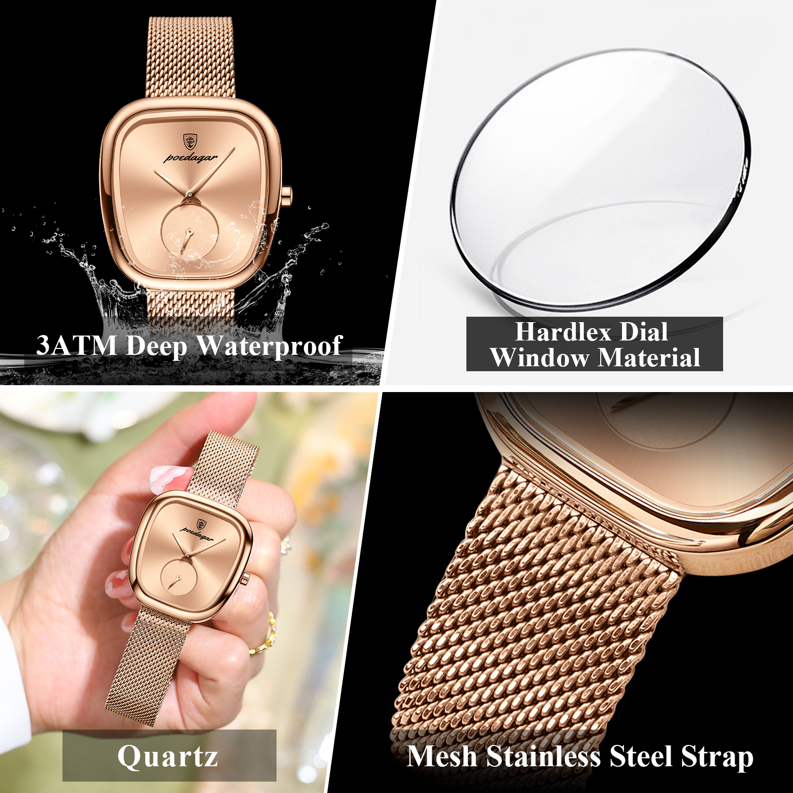 POEDAGAR Luxury Brand Woman Wa - Waterproof Diving Watch 리뷰 및 가격