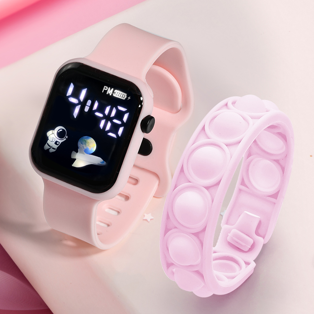 2PCS Children's Smart Watch Br - Smartwatch Watches Gift For Girls 리뷰 및 가격